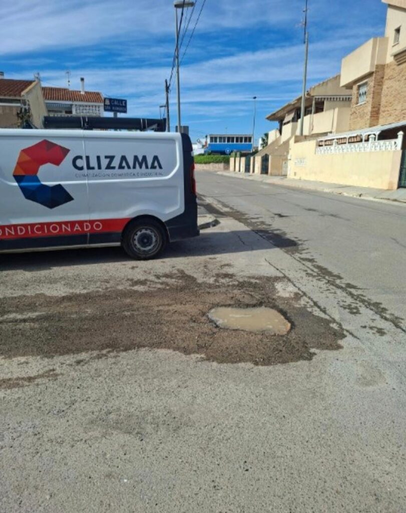 Bache en Avda. Pozuelos